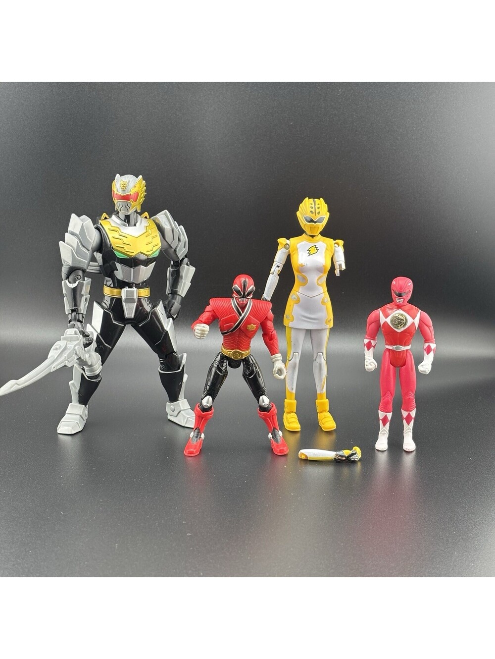 Power Rangers Figure Lot MMPR Jungle Fury Samurai Megaforce Robo Knight DAMAGED